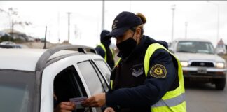 Apreciable reducción del movimiento en el primer día hábil de circulación restringida