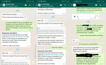 Ni el CAPS ni el Hospital hacen el seguimiento a los covid positivo de Las Perlas