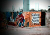 Pintaron un mural por “Justicia para Grillo y libertad para Susana”
