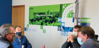 El Ministro de Gobierno y Comunidad se reunió con autoridades municipales