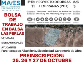 Convocan a inscribirse para trabajar en las obras del barrio Costa Esperanza