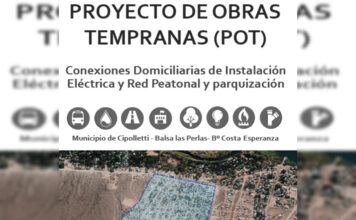 Este viernes se lanza en Las Perlas una obra de siete meses del Ministerio de Desarrollo Social de la Nación
