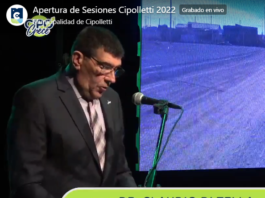 Un minuto para Las Perlas en el discurso de Claudio Di Tella