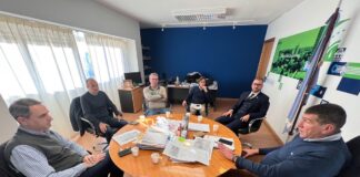 El Intedente Claudio Di Tella se reunió con Edersa para electrificar la Margen Sur