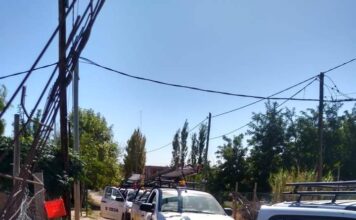Costa Esperanza: Aimasso dio la orden de avanzar con el retiro de los tendidos eléctricos precarios