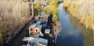 Tras el temporal relevan el impacto de la crecida del Río Neuquén